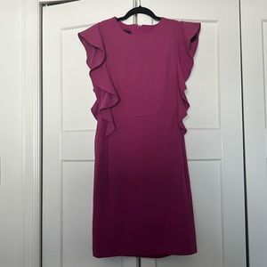 Magenta dress, worn 1x for a wedding. Could also be used for work.